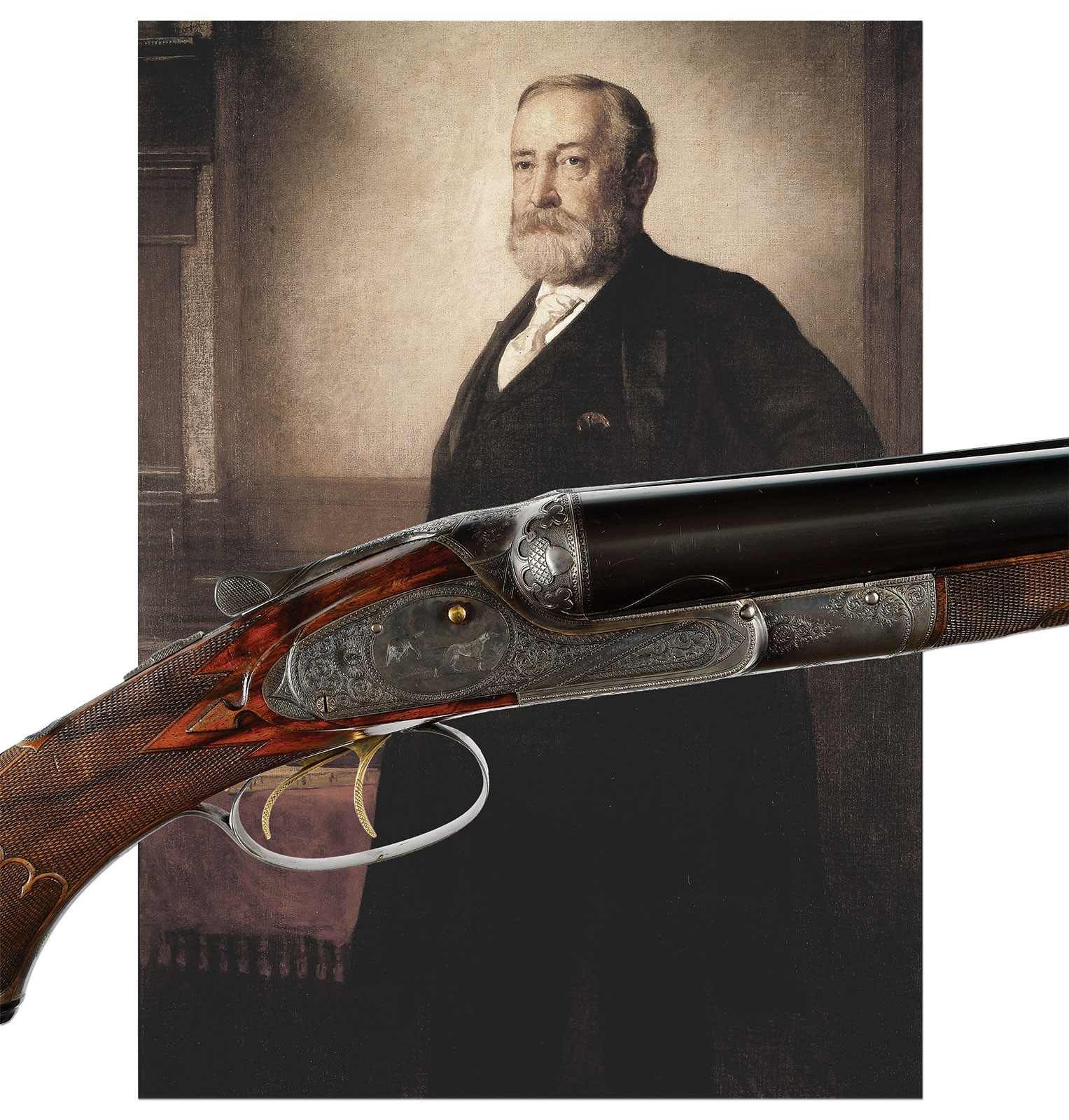 Spectacular Presidential Lefever “Optimus” Quality Shotgun, Presented to Benjamin Harrison for His “Protection to American Industry", Sold for $120,750
