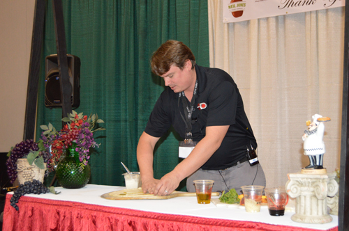 Drew French, founder of the YourPie chain earned his USPT membership by winning 2015 Pizzailolo Ultisimo (Ultimate Pizza Makers Challenge) at The SOFO Foods Expo in Atlanta Oct.4.