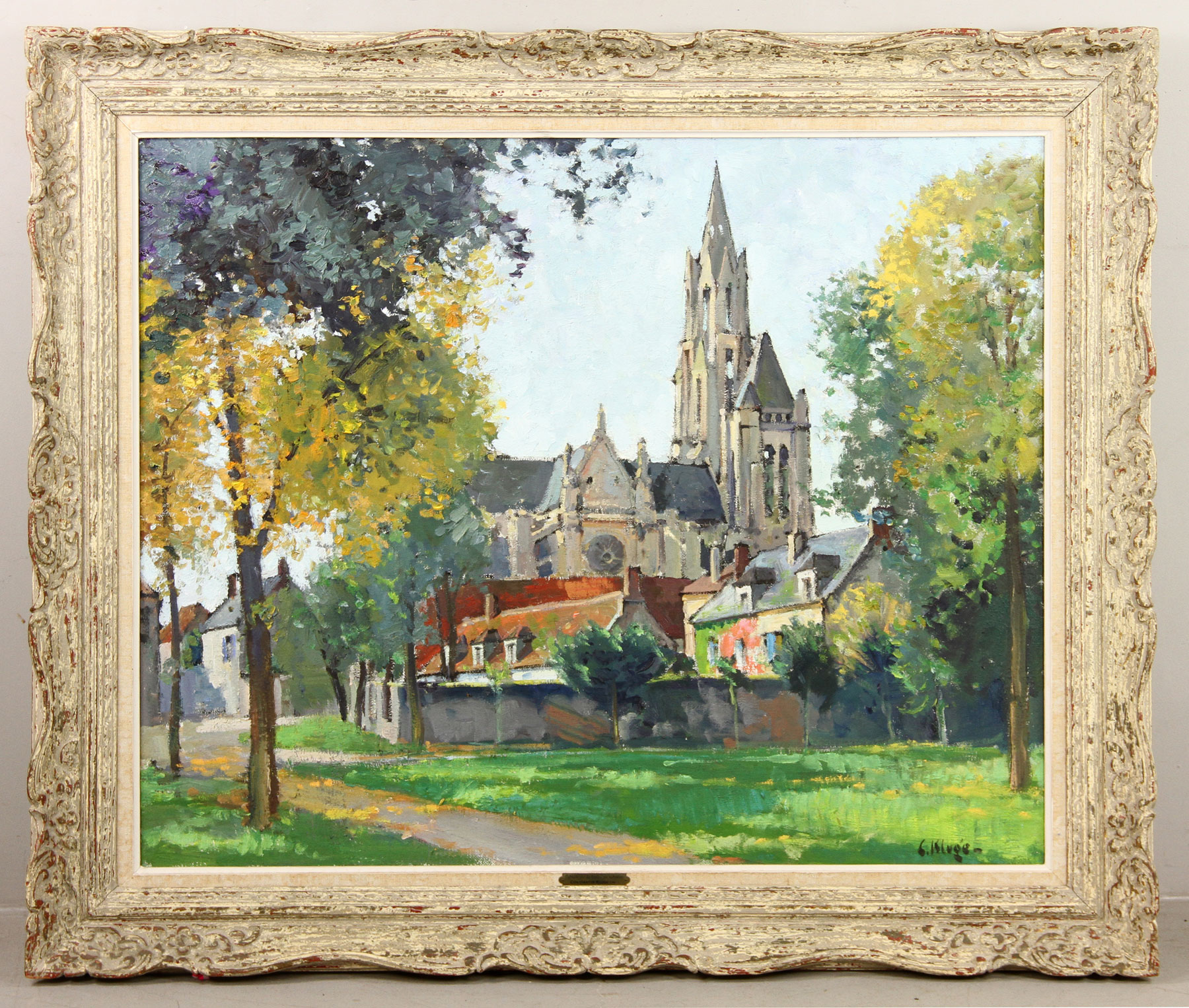 Constantin Kluge, "Cathedrale de Senlis en Automne"