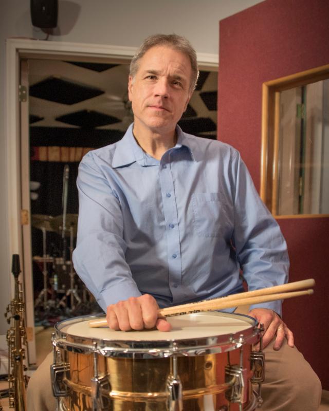 Drummer Scott Neumann of Spin Cycle.