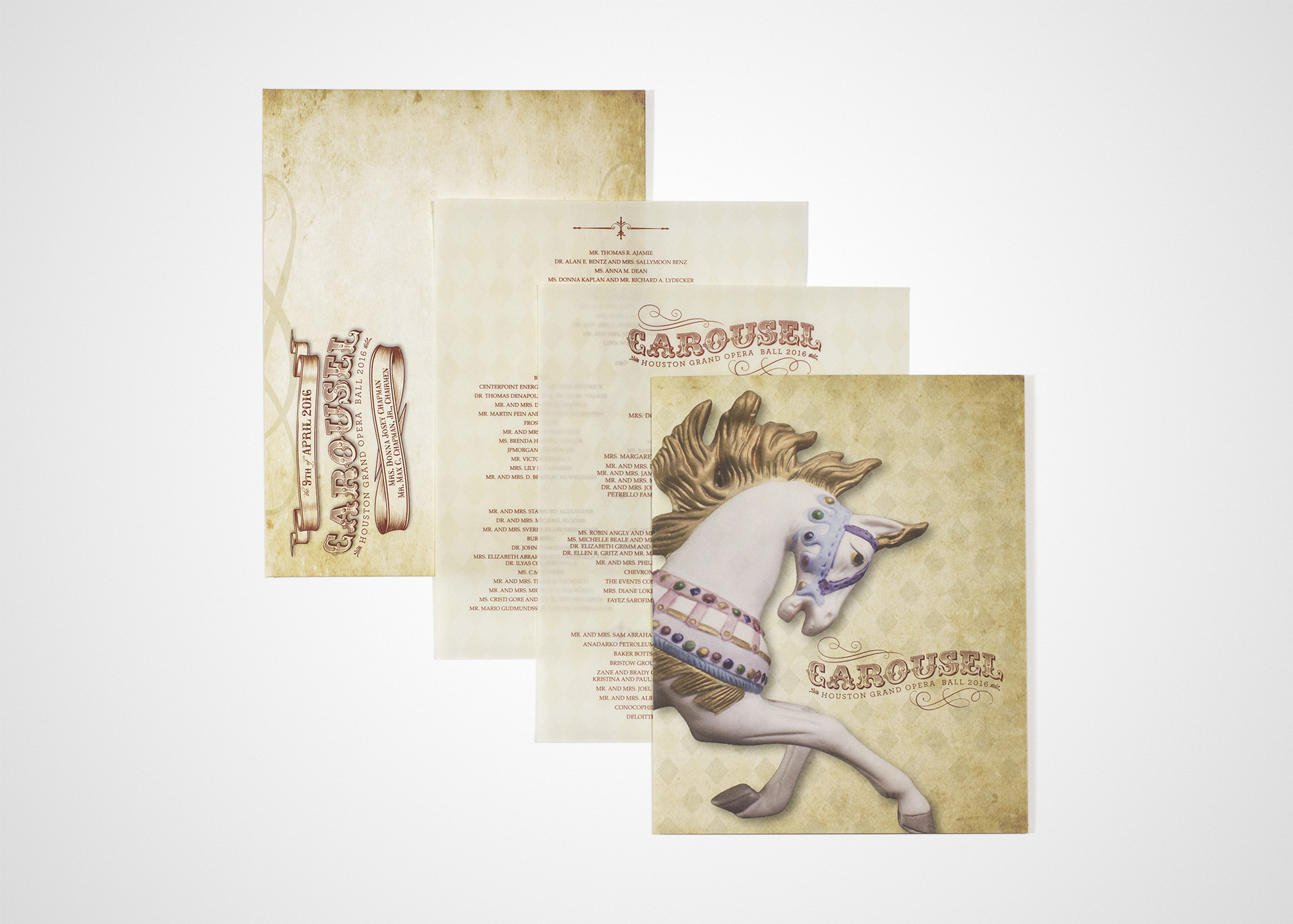 Lavandula - Houston Grand Opera Carousel Invitation