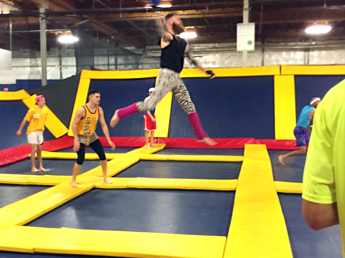 Oneself hosted the trampoline dodgeball tournament in support of Operation Smile