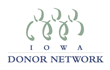 Iowa Donor Network, Logo, Donate Life