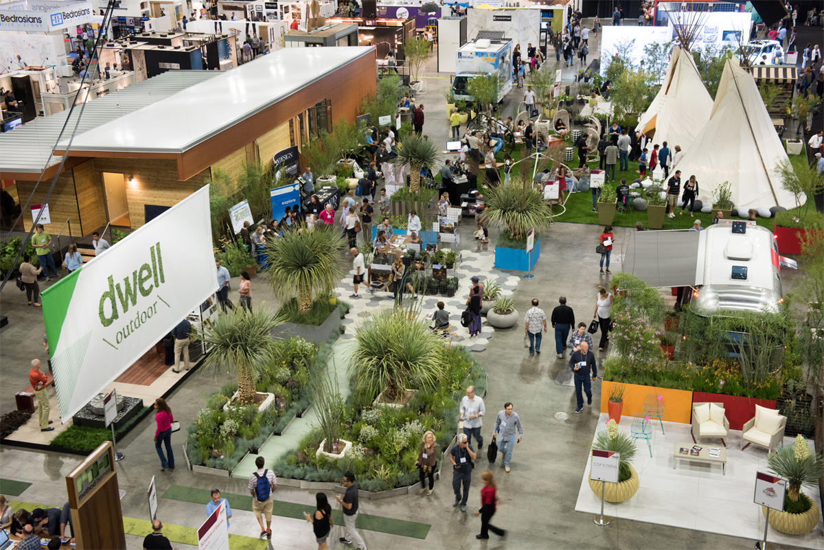 Aerial view of Dwell Outdoor at Dwell on Design 2015