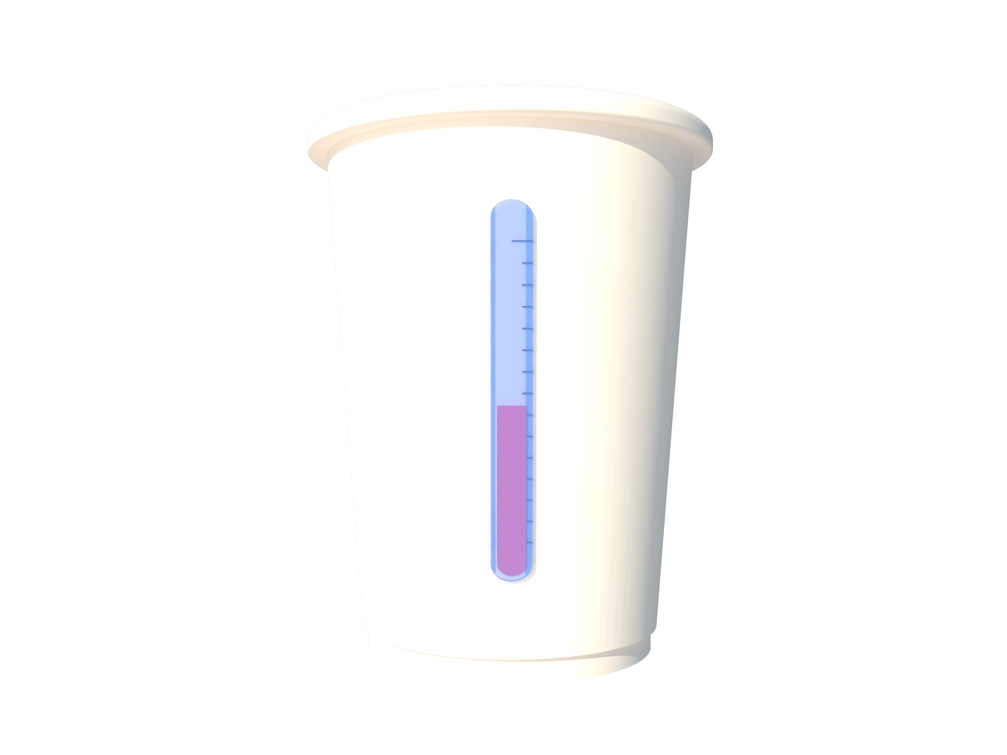 With the  C-H Cup, I can now determine whether my coffee is now cool enough to drink yet warm enough to enjoy every single day
