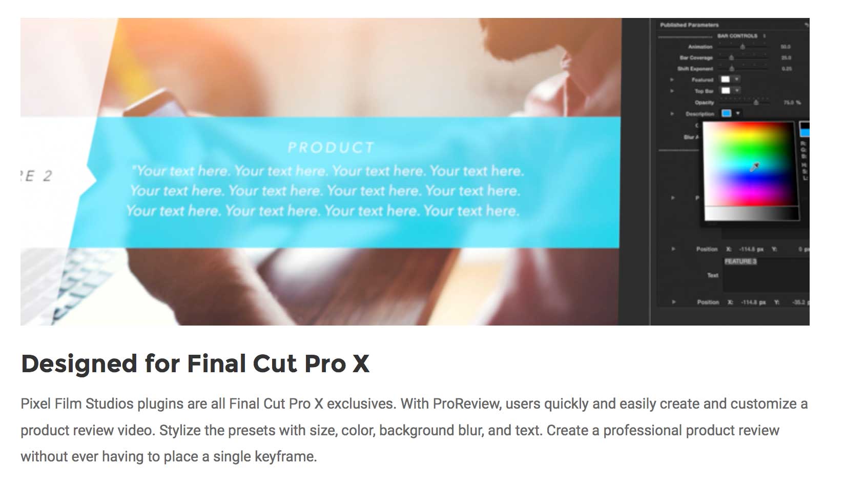 ProReview - Pixel Film Plugins - Final Cut Pro X