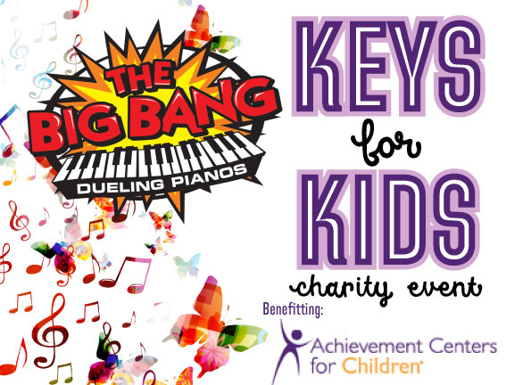 The Big Bang hosts Keys for Kids fundraiser on Friday, April 29th.