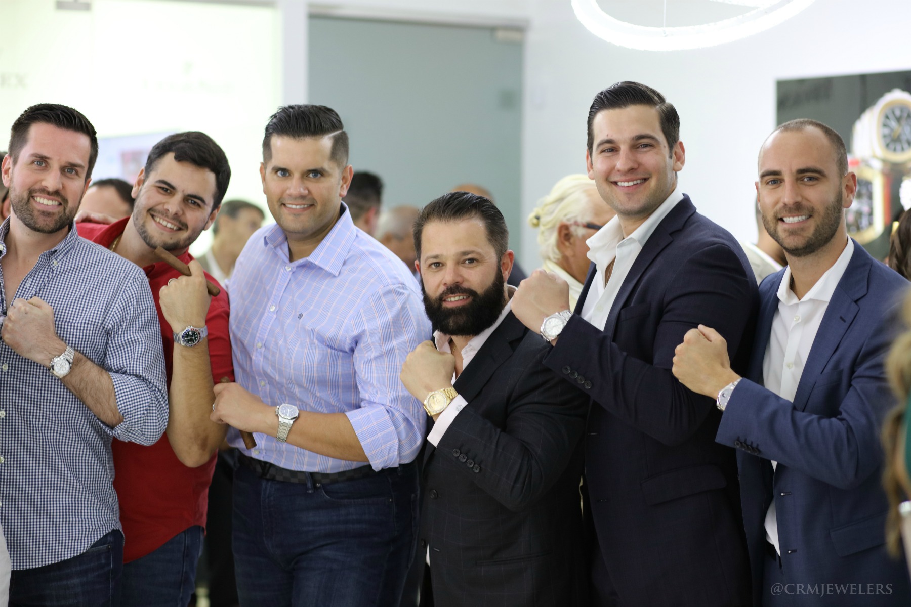 President Carlos Marcelin and VIP Clients and their Watches