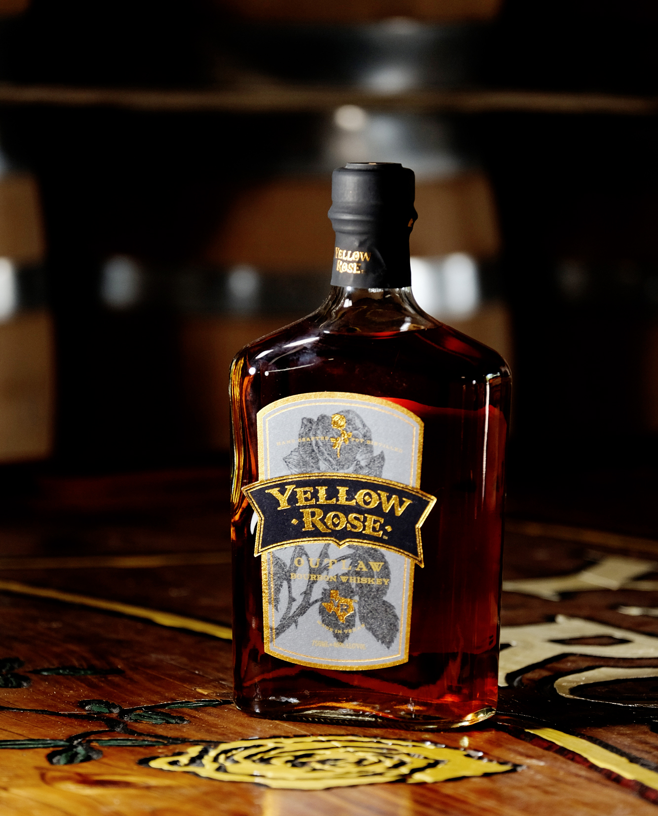 Yellow Rose Distilling Outlaw Bourbon, rated 91 by judges at the Ultimate Spirits Challenge.