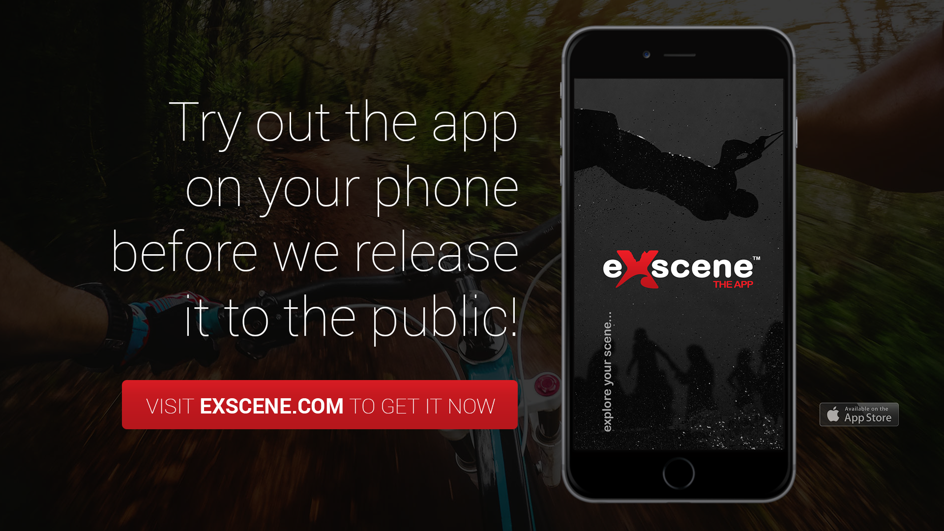 exscene are offering the community a chance to try the app before it is released to the public
