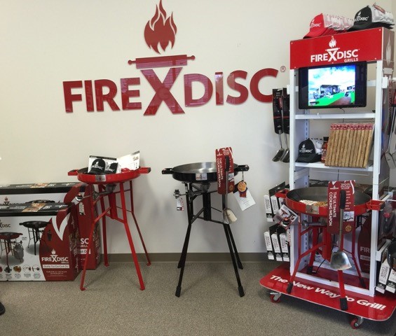 FireDisc Award-Winning Retail Display