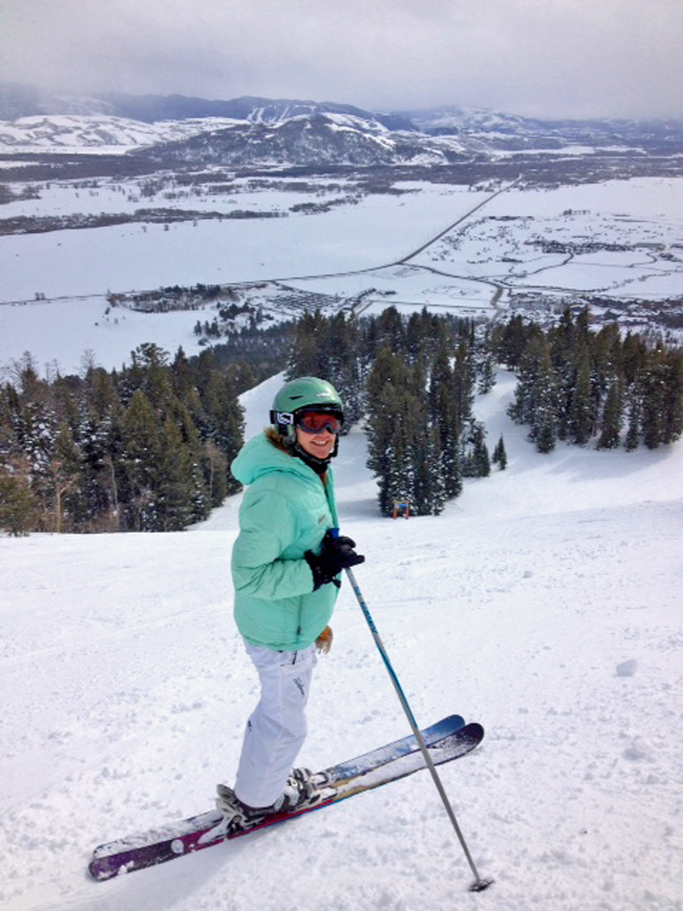 WordenGroup PR founding principal Darla Worden pauses on the slopes at Jackson Hole Mountain Resort. With offices in Jackson and Denver, Worden represents clients across the Mountain West.