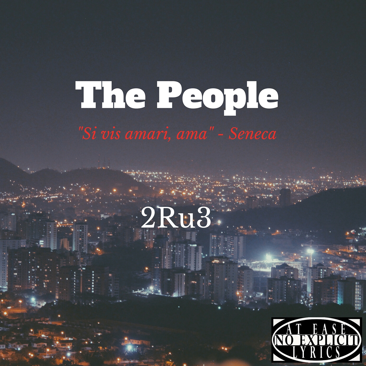 Cover art for 2Ru3's November 2015 single "The People"