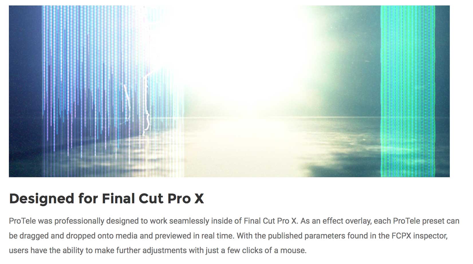 Pixel Film Studios - FCPX Effects - ProTele