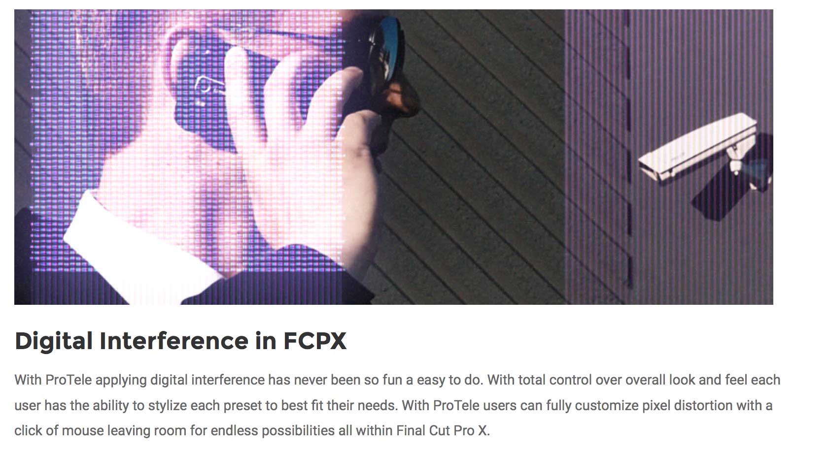 Pixel Film Studios - FCPX Effects - ProTele