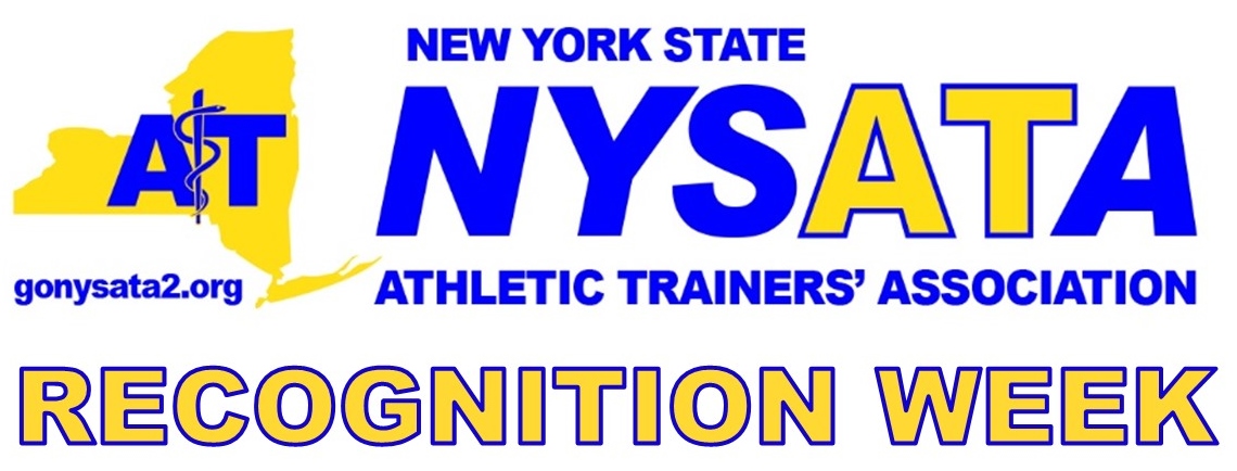 NYSATA's Fall Athletic Training Recognition Week