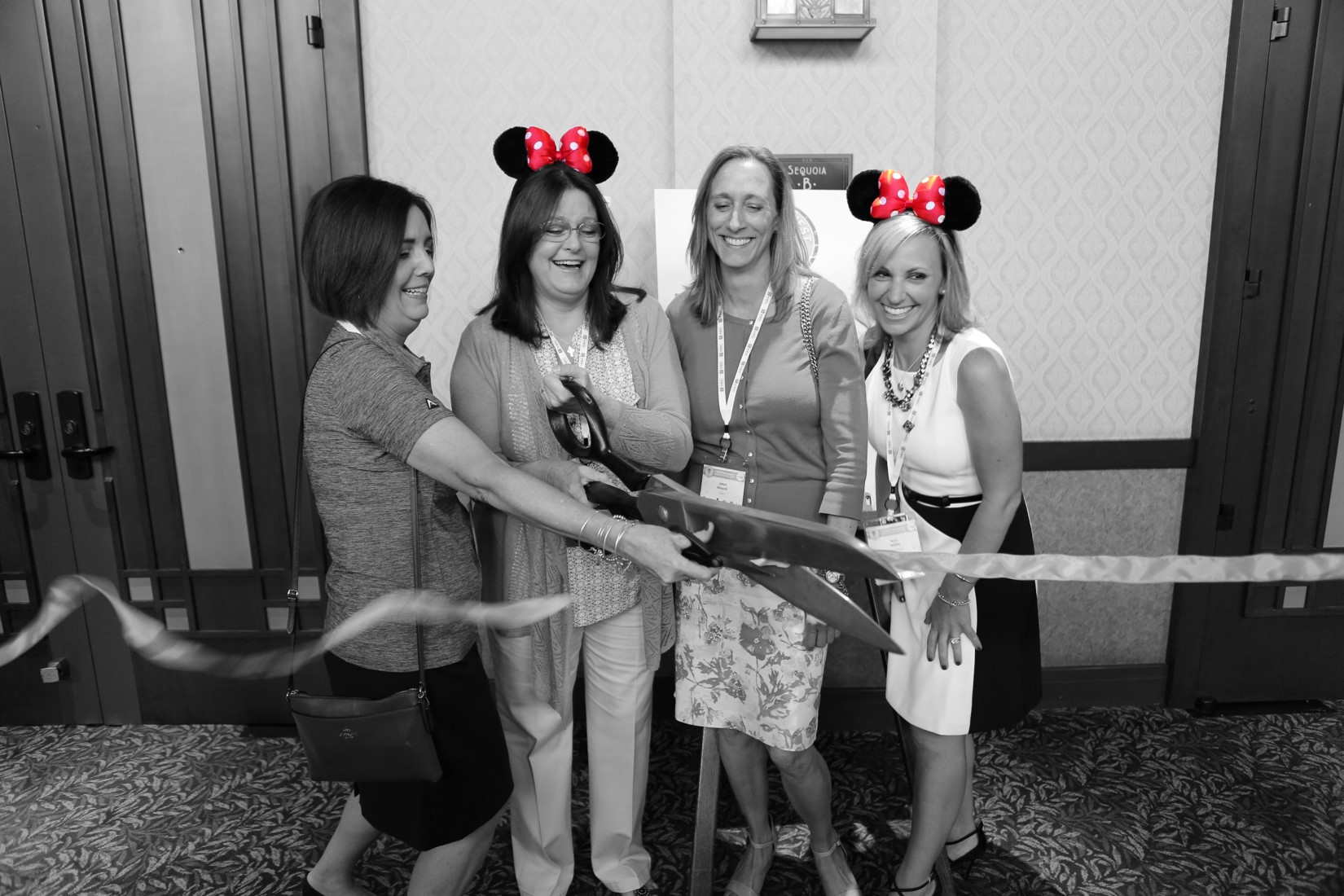 Exhibit Hall Ribbon Cutting