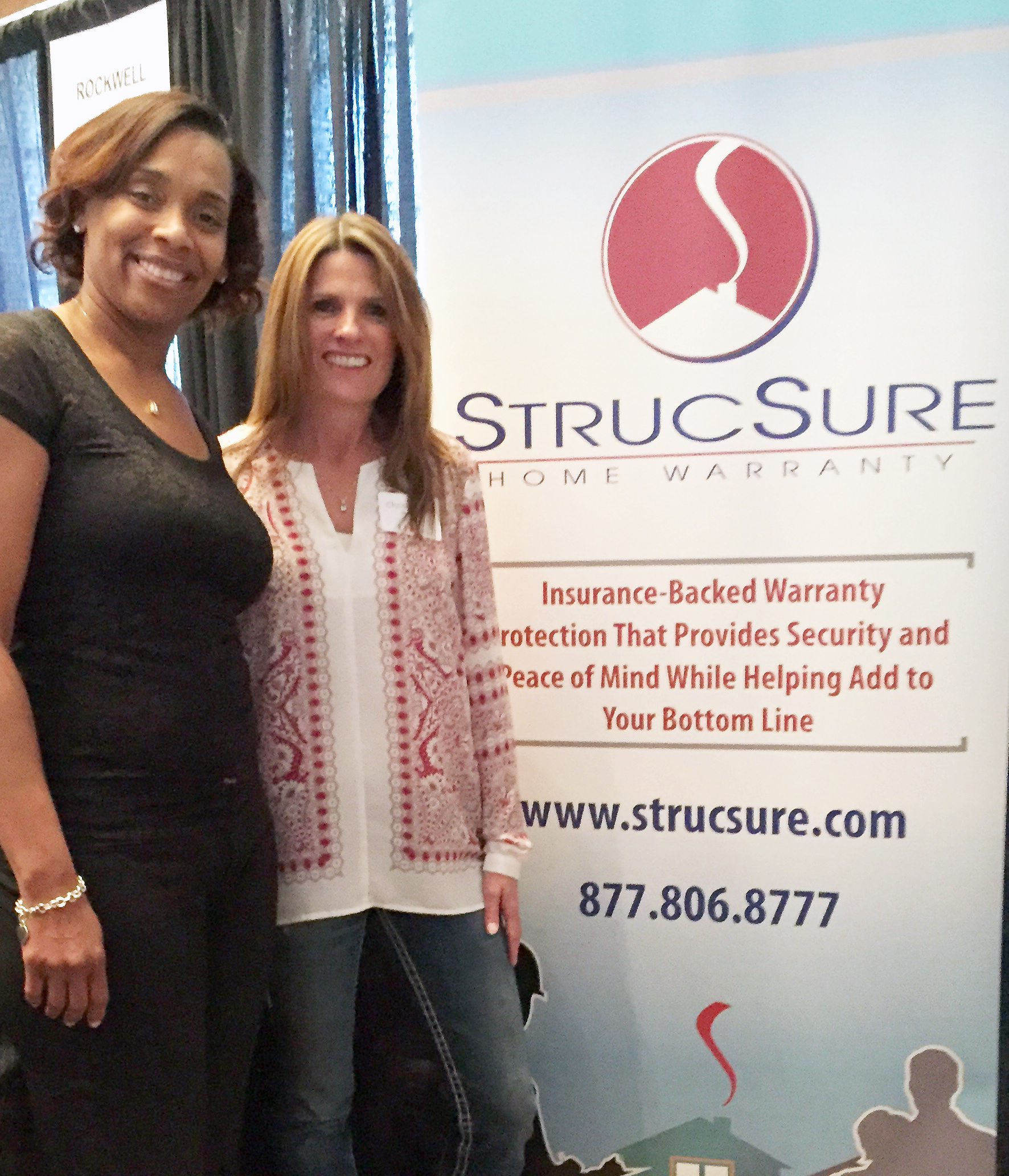 Stacie Locke (left) of StrucSure Home Warranty and Christina Presley of Epic Homes