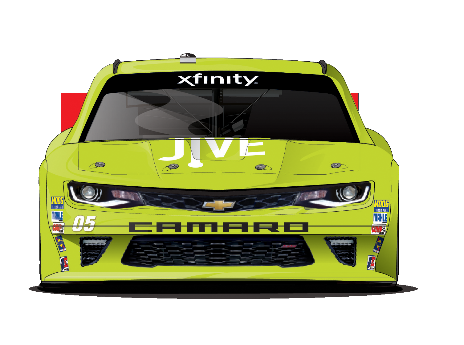Watch the Jive05 car in the ARCA and Xfinity Series.