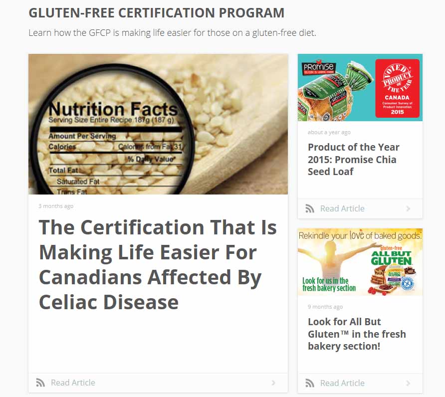 Gluten-Free Certification Program Launches New Site To Meet Consumer ...
