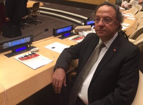 IDC President Toufic Baaklini at the United Nations.