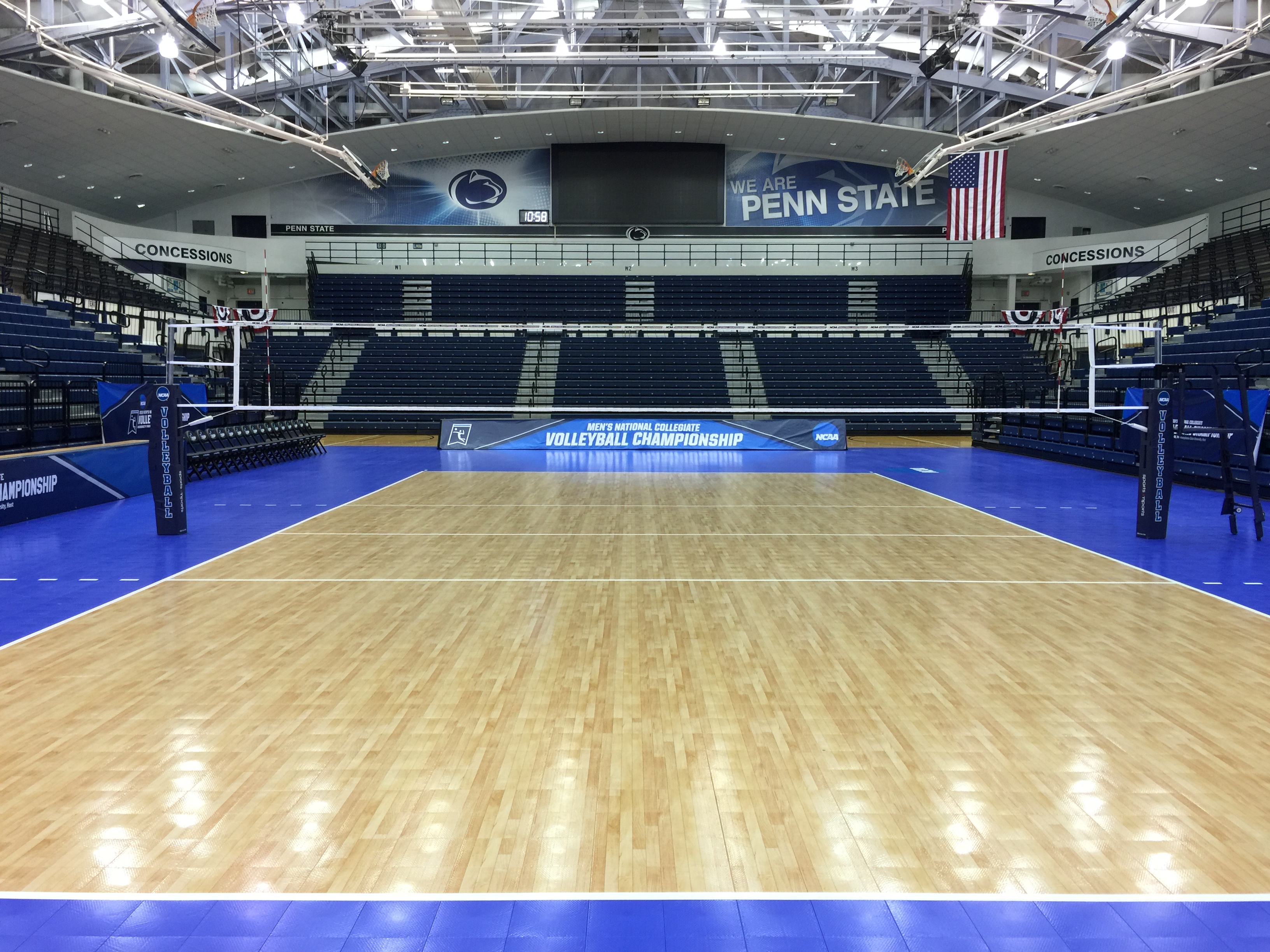 Official Court for 2016 NCAA DI Men's Volleyball Championships from Sp...