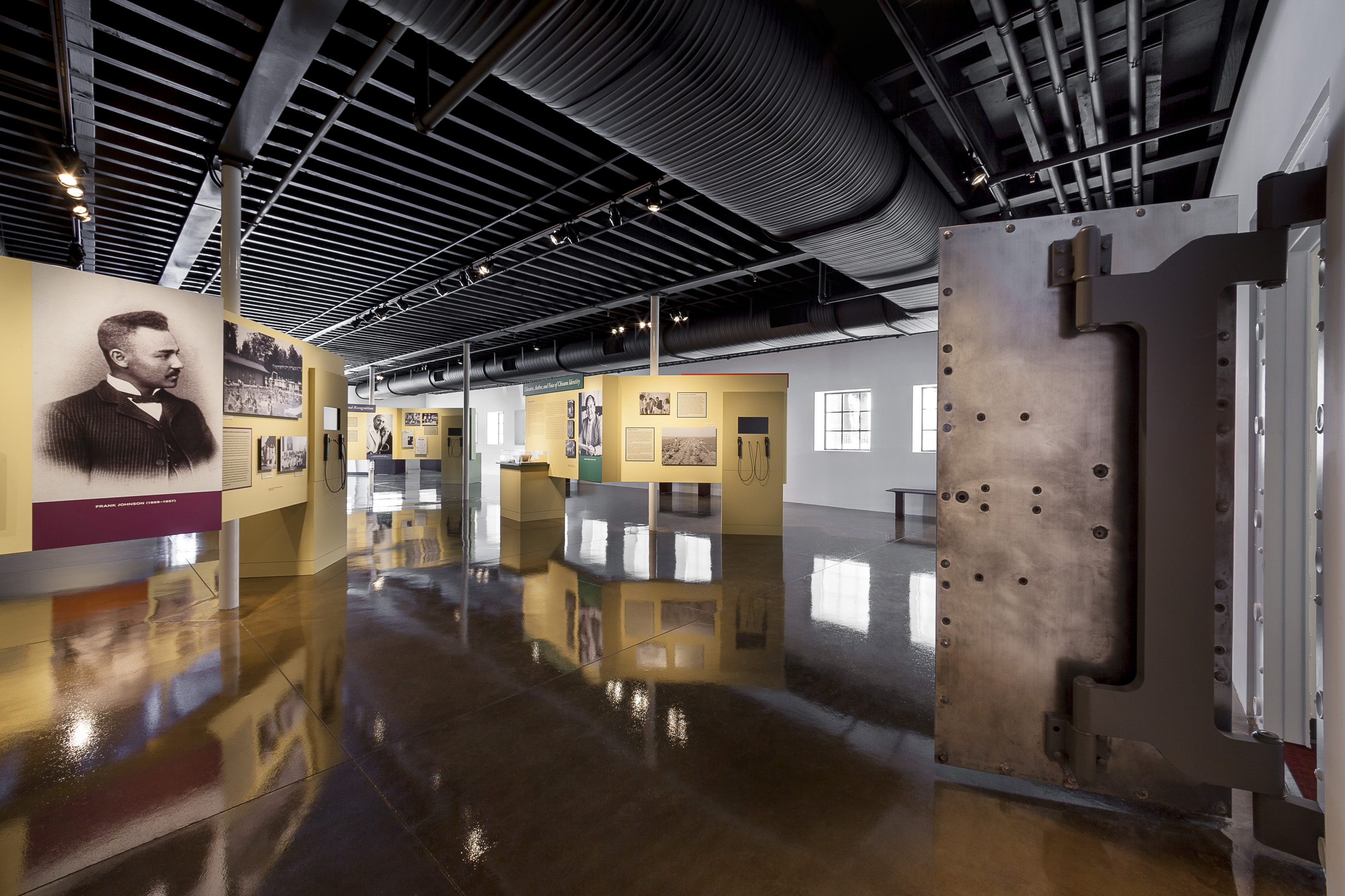 The facility houses the permanent collection of Japanese-American artist Mine Okubo and offers and exhibition gallery and research facility.