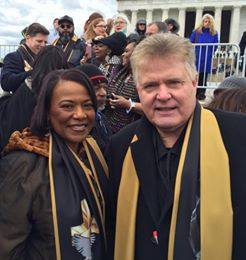 Dr. Jim Garlow with Rev. Bernice King, Daughter of Dr. Martin Luther King with  at United Cry DC16