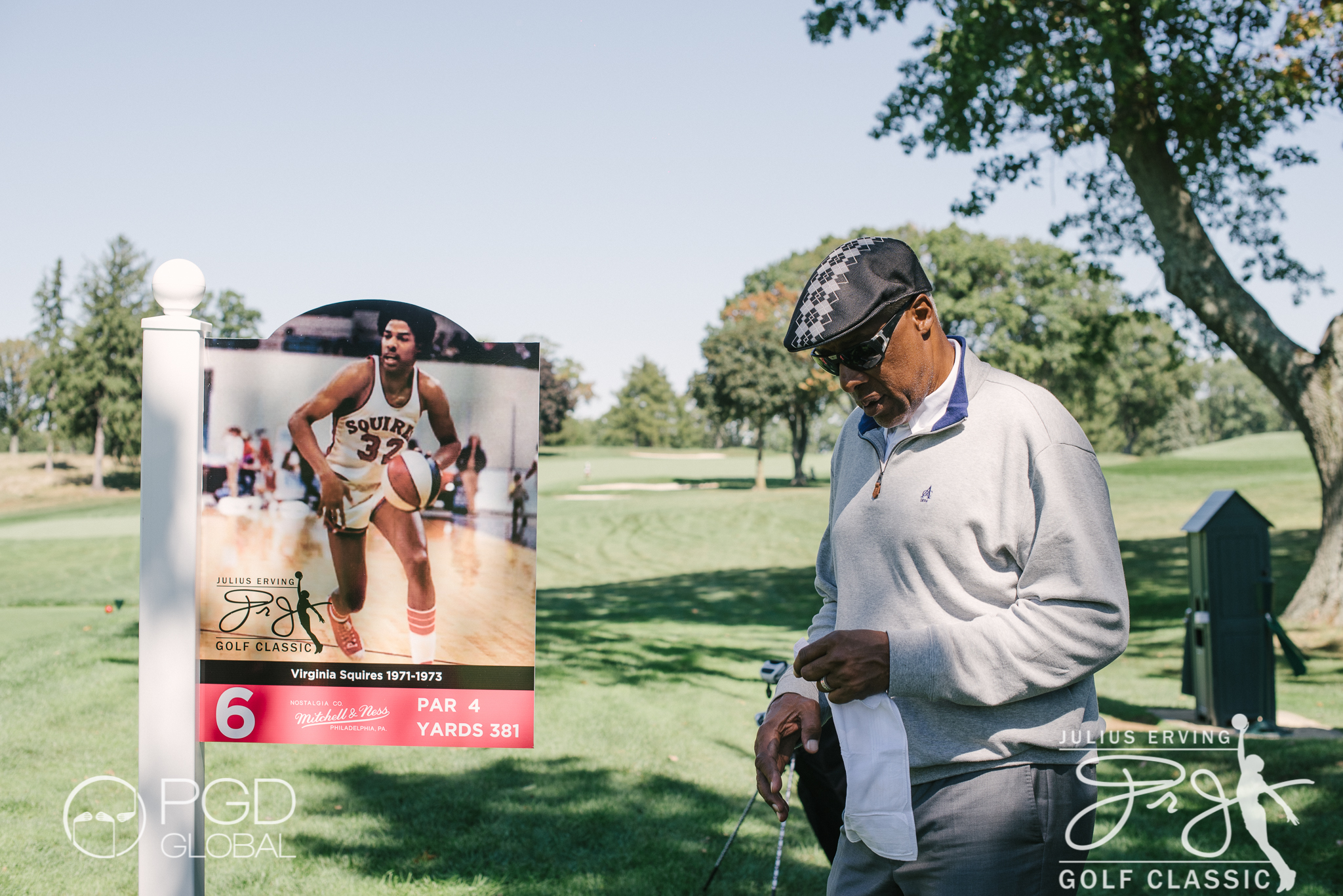 Each hole at the VIP Julius Erving Golf Classic featured signature moments from Ervings’ iconic career