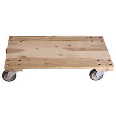 Wood Platform Dolly,  $39.99. Also available in bulk quantities/pricing