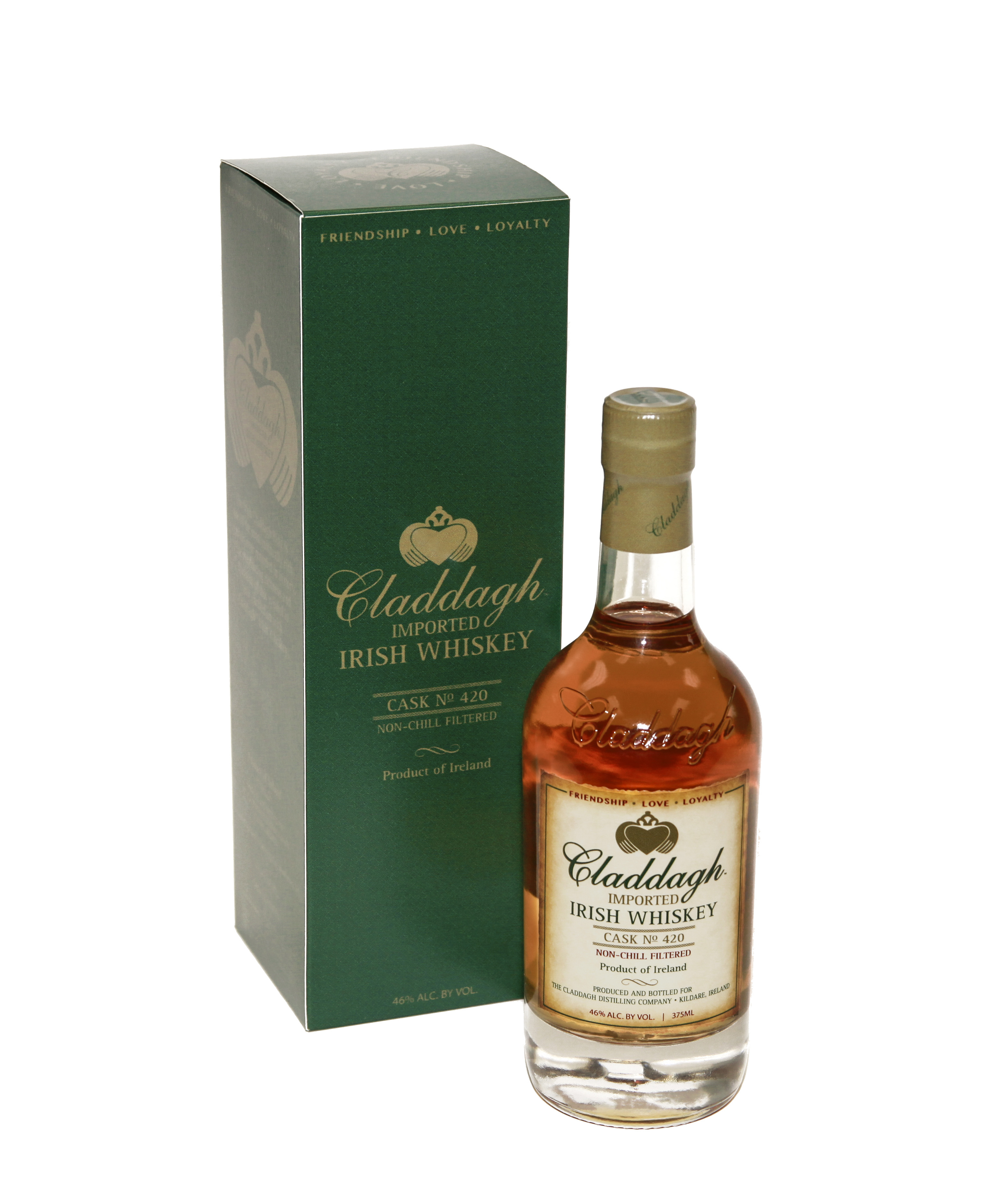 Claddagh Irish Whiskey Retail Packaging