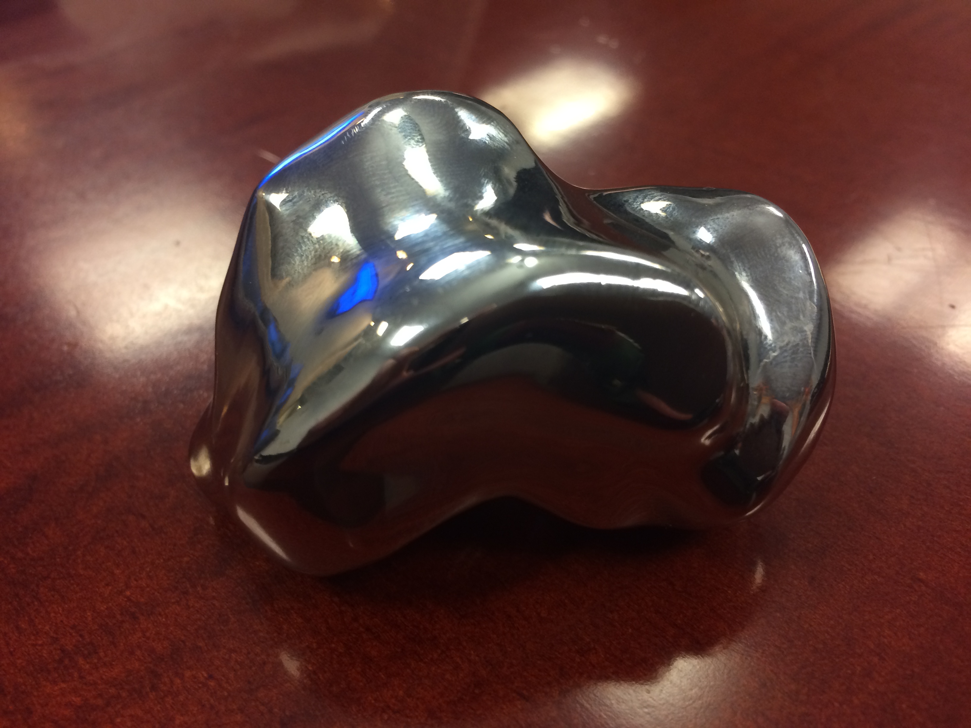 Chrome/cobalt talus replacement prosthesis