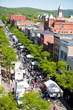 Aerial View of Historic Market Street during GlassFest