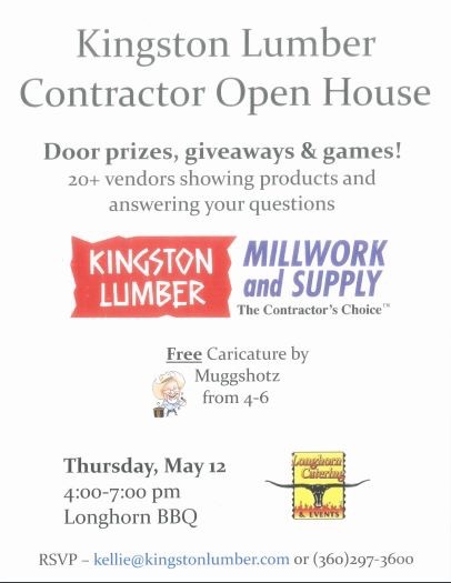 Kitsap Building Association joins Kingston Lumber for May 12th Event