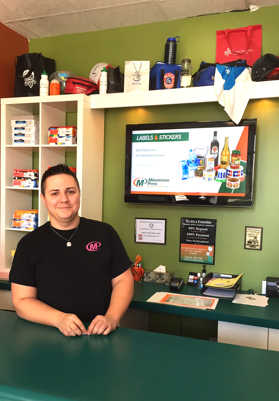 Doug DiPasquale opened his first Minuteman Press franchise in Lansdale, PA when he was 22 years old. Now 32, Doug owns his second center in Eagleville, PA