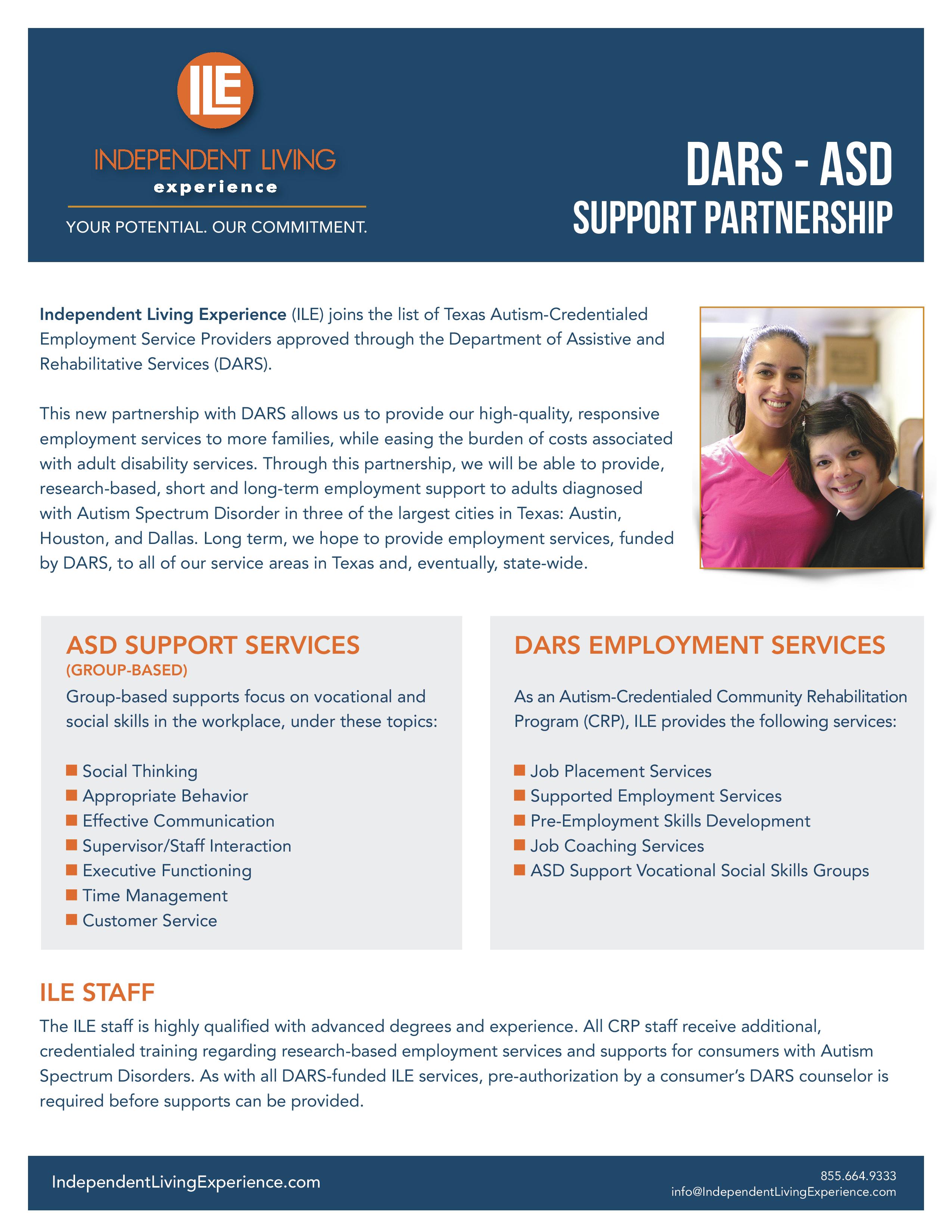 DARS-ASD Support Partnership