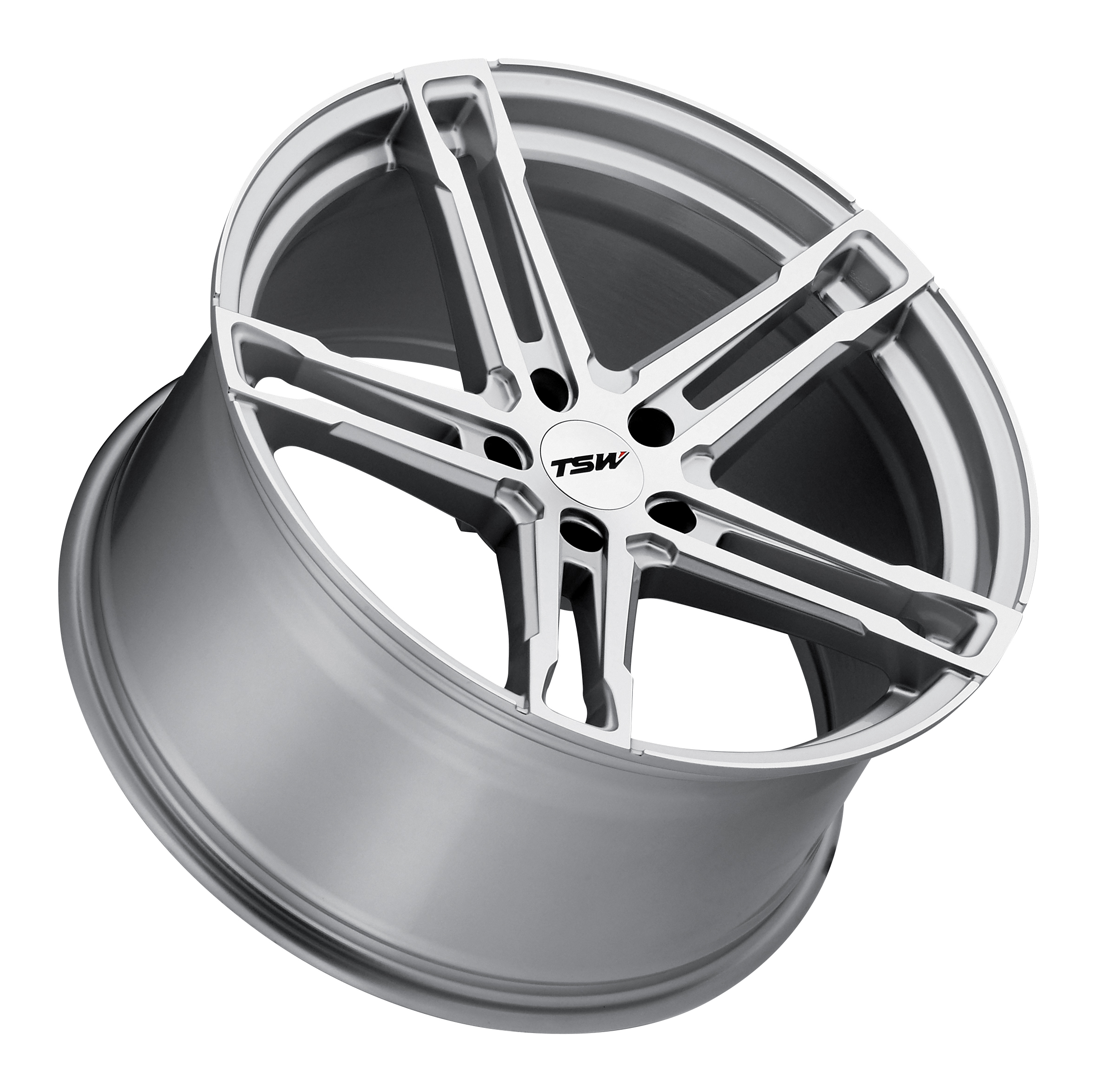 TSW Alloy Wheels- Mechanica in Silver Mirror Cut Face
