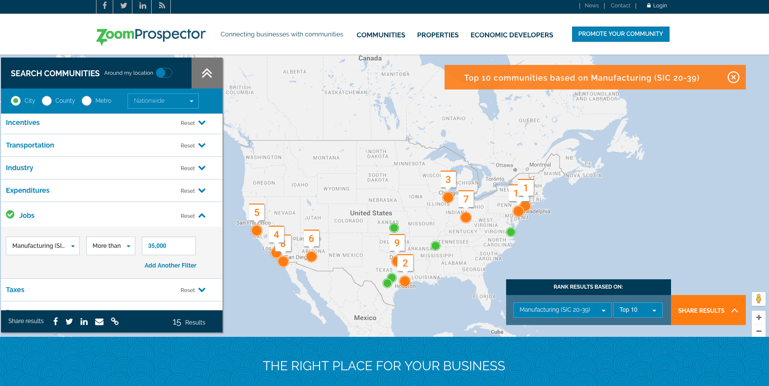 Top U.S. Cities for Manufacturing Jobs