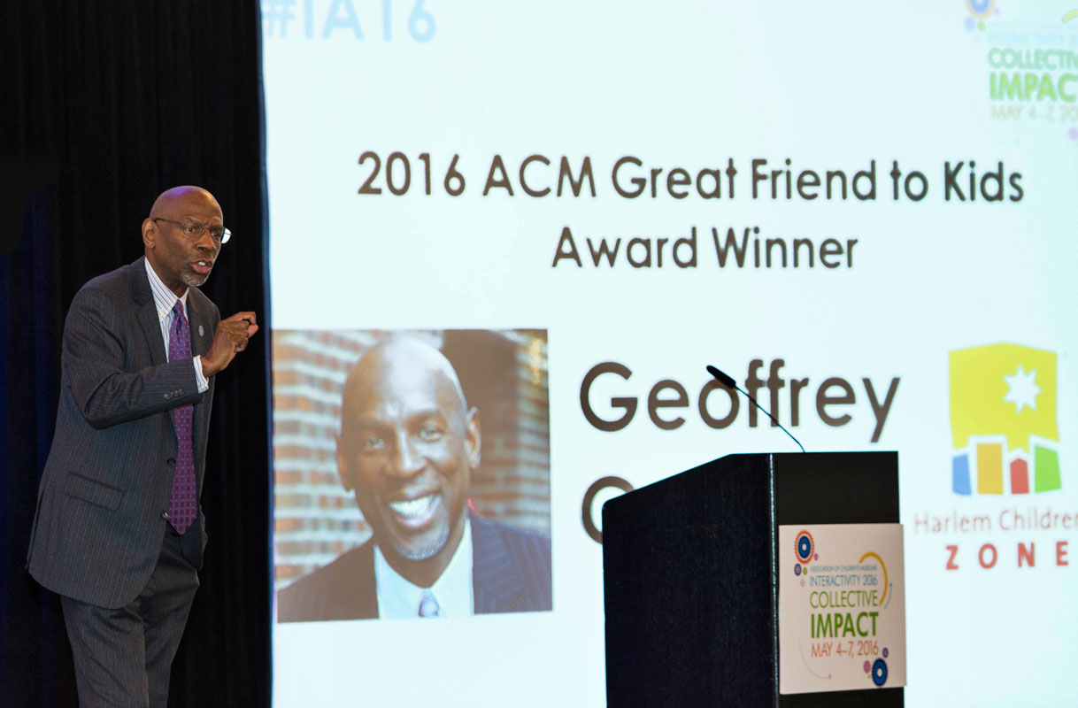 Geoffrey Canada speaks at ACM's InterActivity 2016
