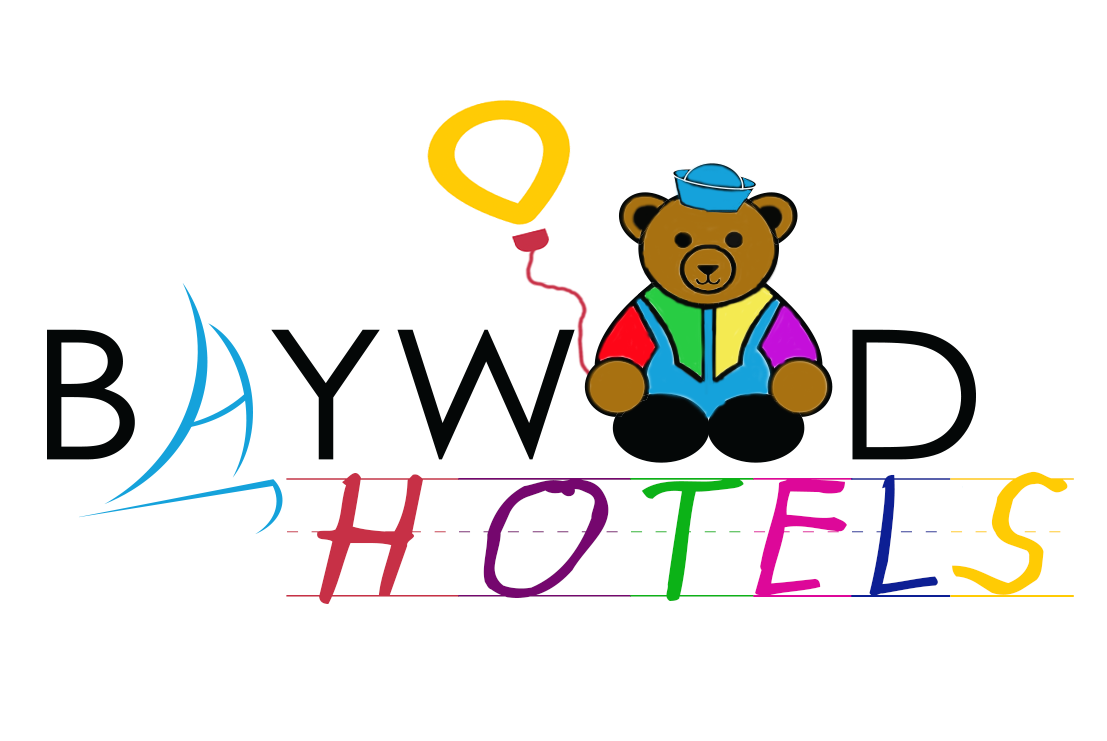 The Baywood Hotels BEAR Bottled Water Logo for its Children's Miracle Network Hospital Fundraiser