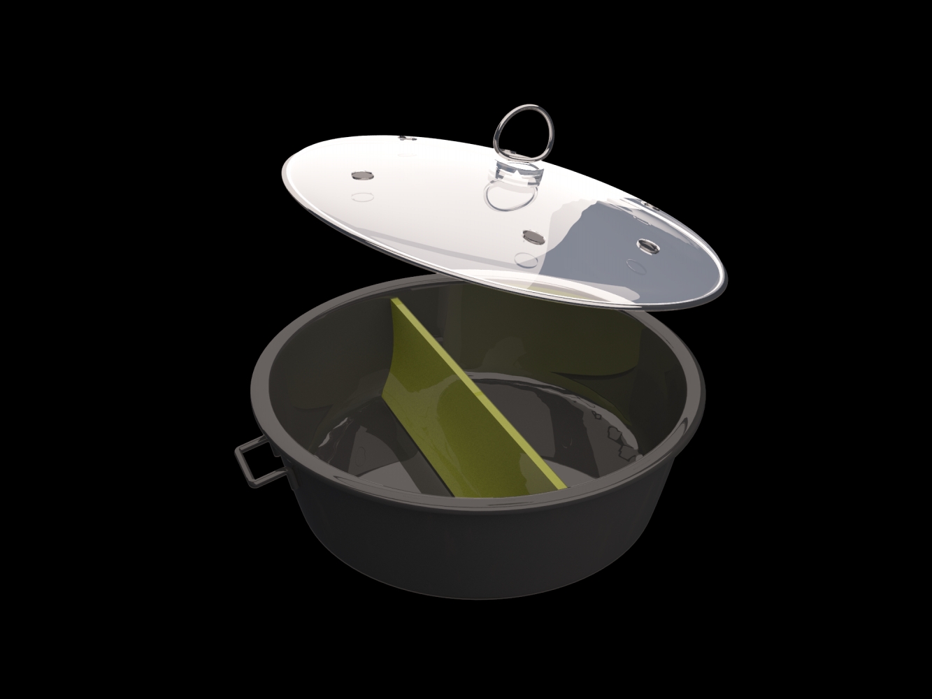 Abby's Kitchenware helps cooking time go by faster, makes food observation easier, and great for space reduction