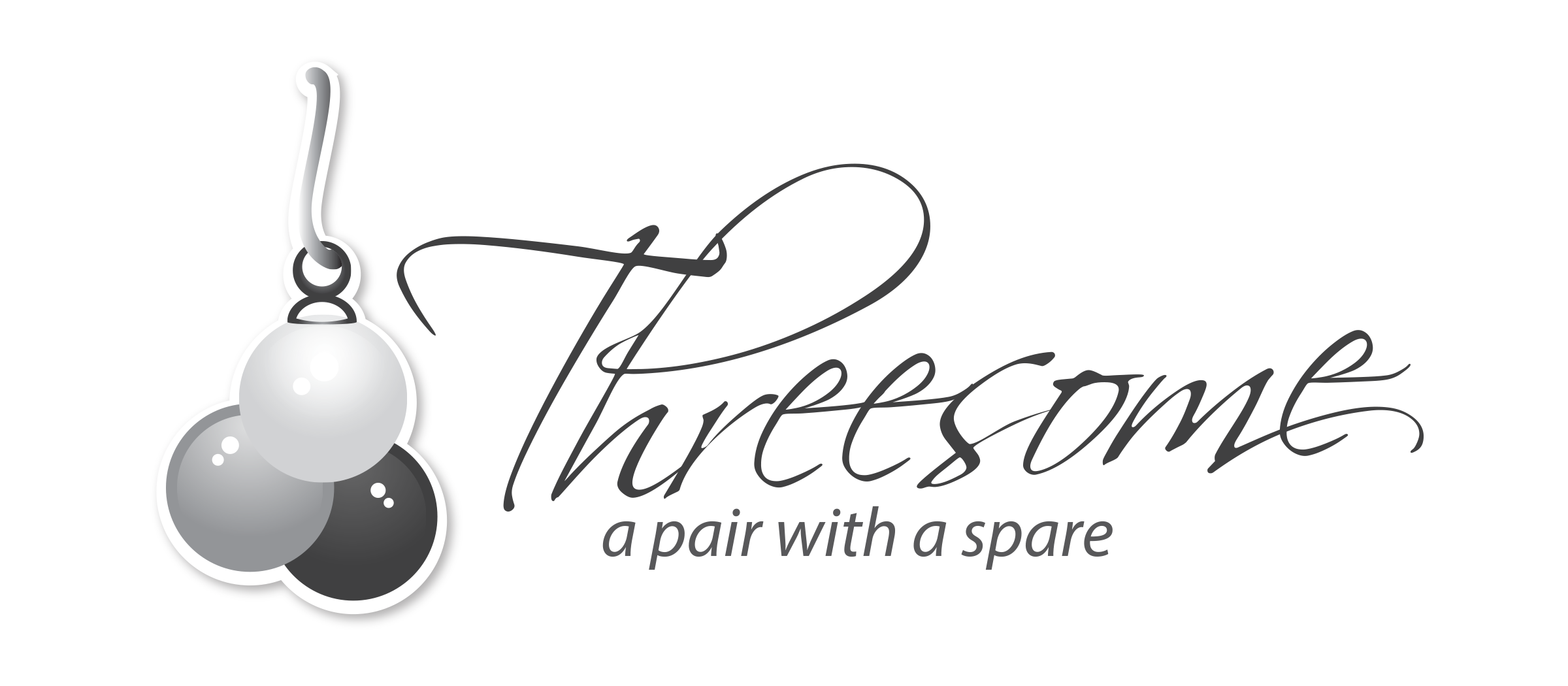 Threesome (A Pair with a Spare) is an accessory invention designed to address the issue of not being able to wear earrings when a piece goes missing or gets damaged