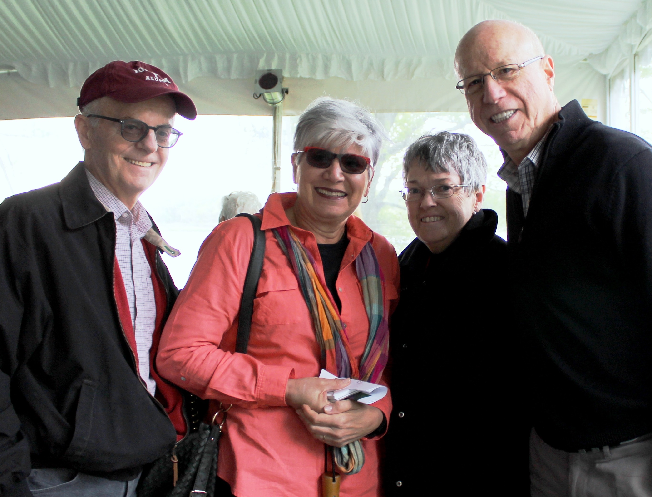 L to R: Tom and Peggy LoCastro, board member, HOW (Harrison); Mary K. Spengler, MS, chief executive officer, HOW (White Plains); Mark Fialk, MD, medical director, HOW (Scarsdale)