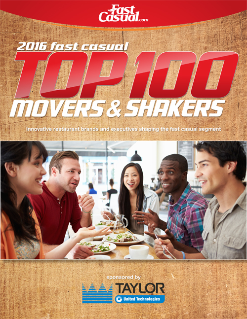 The 2016 Fast Casual Top 100 Movers & Shakers publication is now available for free download.