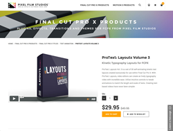 ProText Layouts Volume 3 - FCPX - Pixel Film Studios Plugin