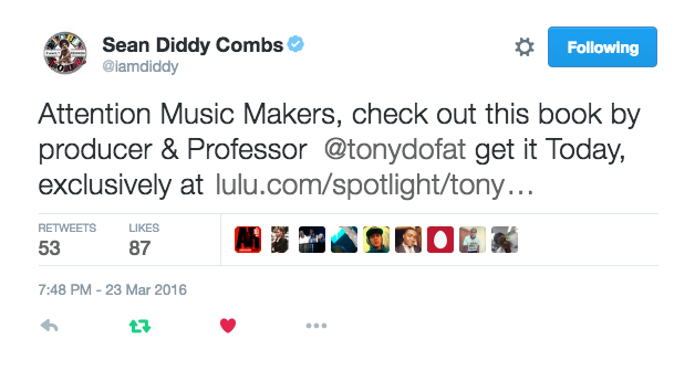 Diddy's Twitter Post