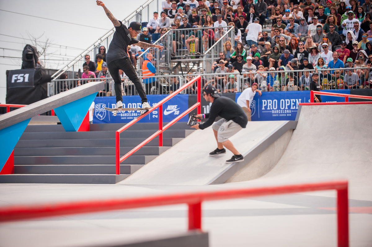 Monster Energy’s Nyjah Hustonl Wins 2nd Place at the SLS Nike SB Pro Open in Barcelona