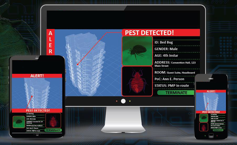Online Pest Detection Software Display