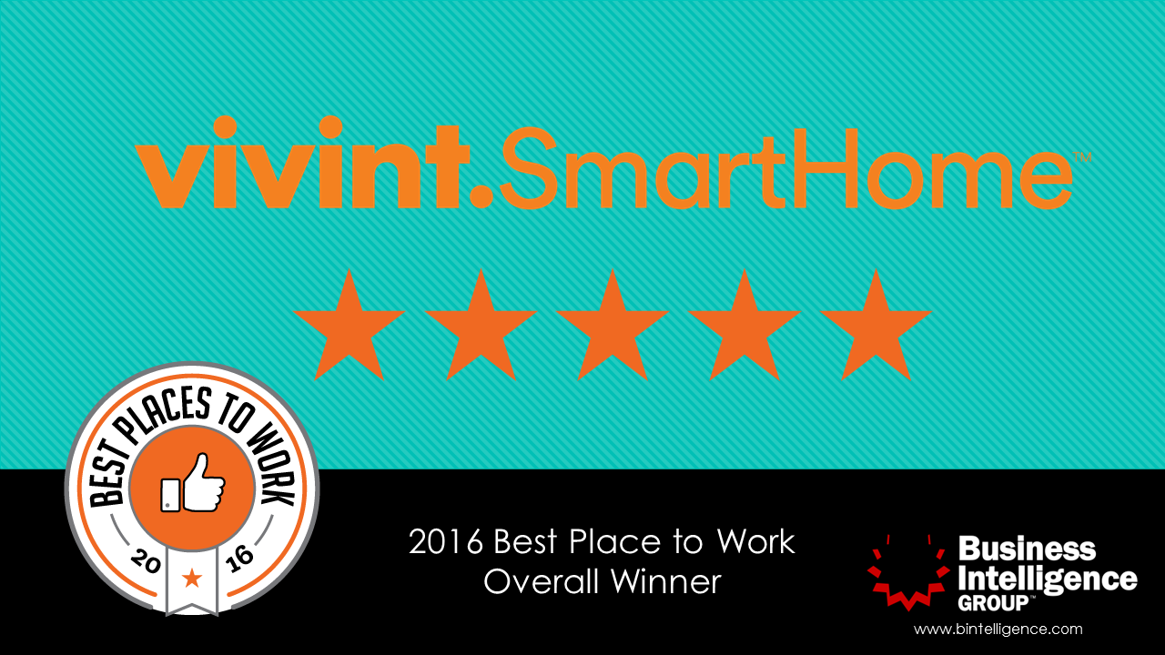 Vivint Smart Home Named Best Place to Work by Business Intelligence Group