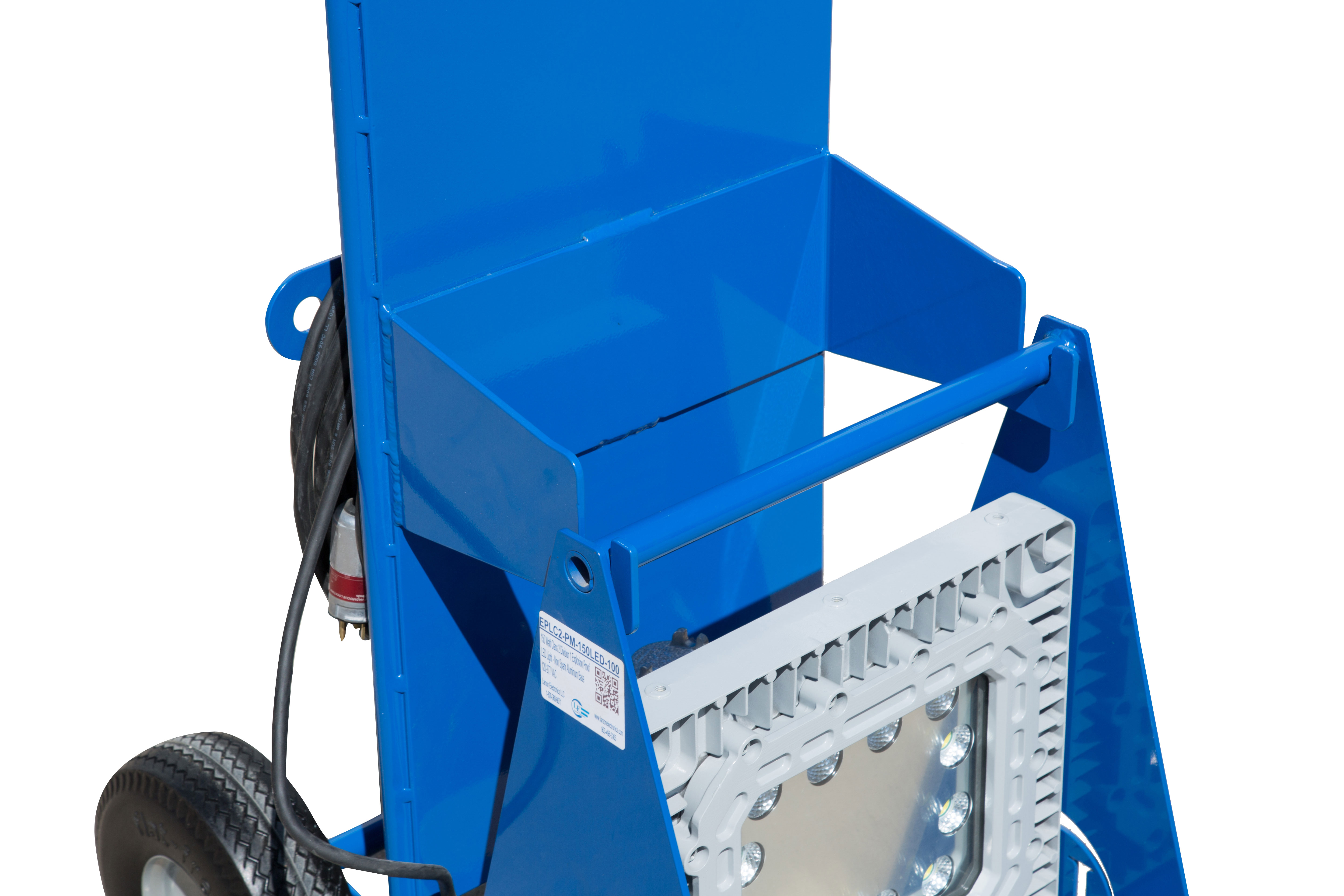 Class 1 Division 1 LED Work Light on Portable A-Frame with Dolly Cart